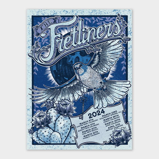 The Fretliners Bluebird Poster